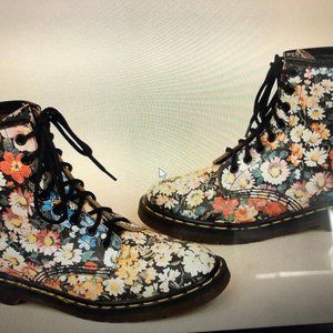 Doc Marten's Iconic Floral Boot